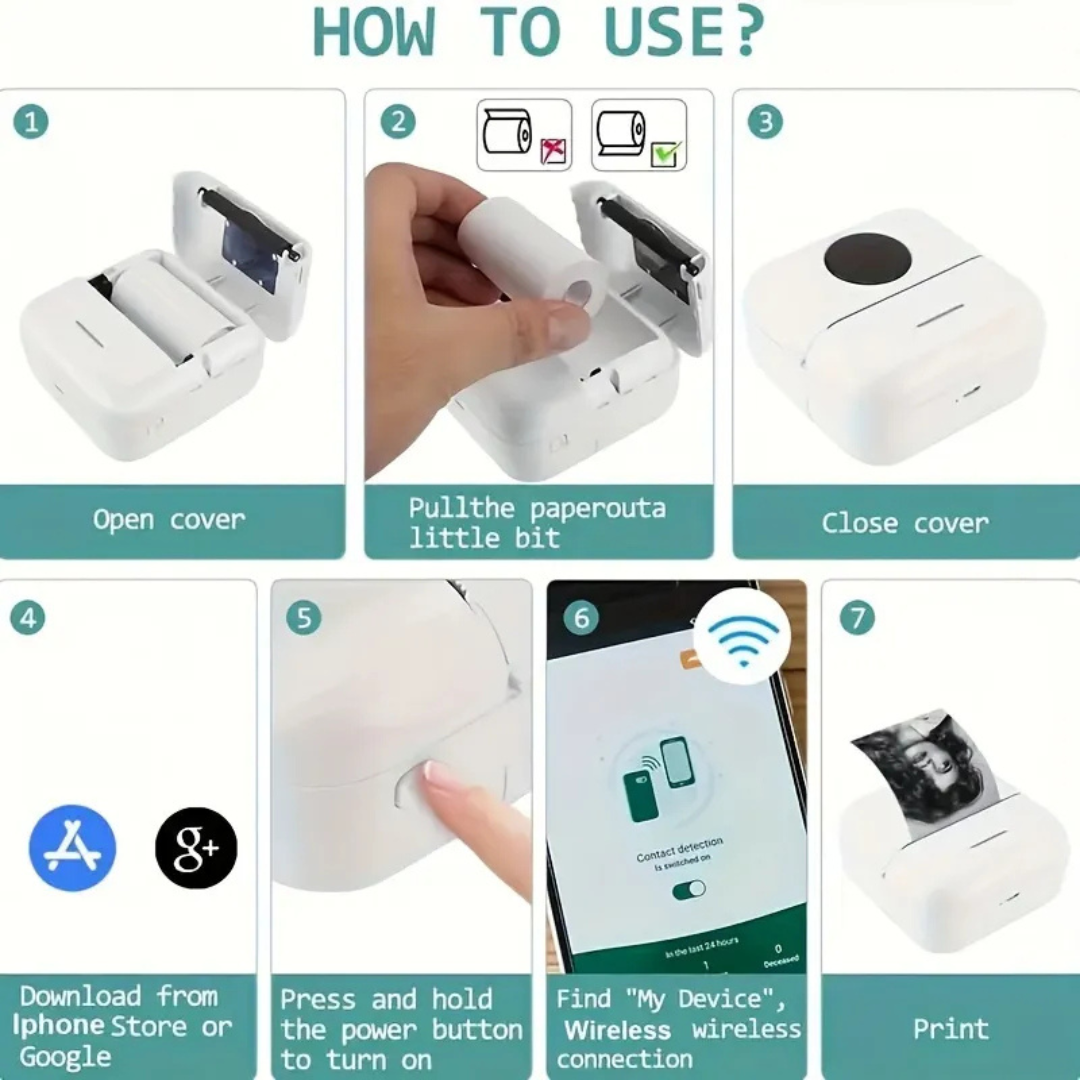 Mini Impresora Portátil de alta definición